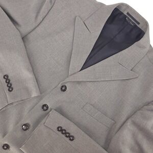 Vintage Gino Cappeli 5 Button Blazer Men 42L Grey Corpcore Professional Heritage